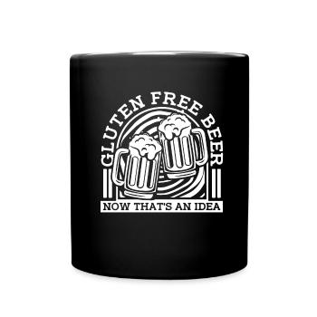 Gluten-free beer - Full Colour Mug - black - Front