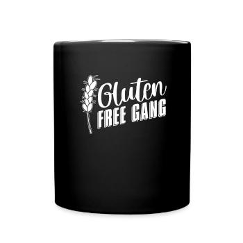 Glutenfrei Gang - Tasse einfarbig - Schwarz - Vorne