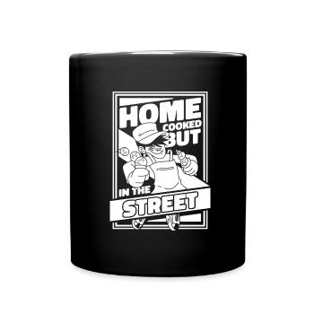 Street food - Full Colour Mug - black - Front