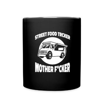 Cuisine de rue - Mug uni - noir - Devant