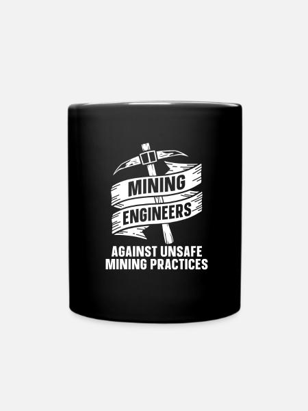 Ingénieur Ingénieur Boucle Ingénieur Minier - Mug uni - noir