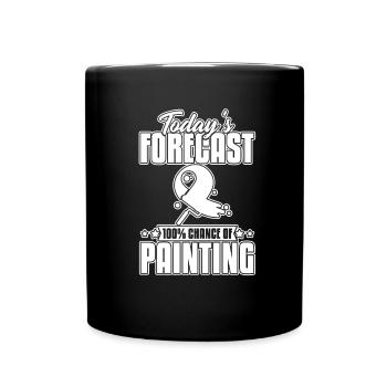 Painter Painter Funny - Full Colour Mug - black - Front