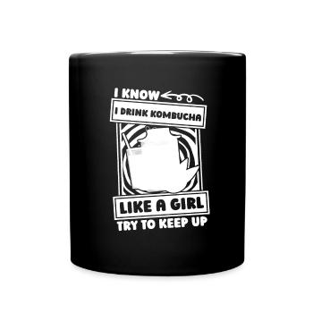 Kombucha Girl - Full Colour Mug - black - Front