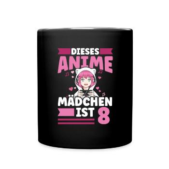 diese Anime mädchen ist 8 - Kawaii Otaku Manga - Tasse einfarbig - Schwarz - Vorne