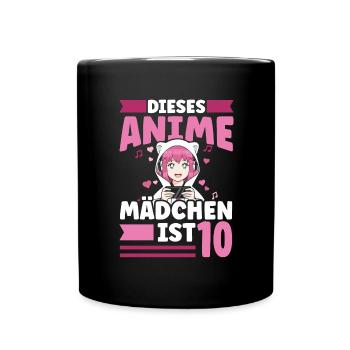 diese Anime mädchen ist 10 - Kawaii Otaku Manga - Tasse einfarbig - Schwarz - Vorne