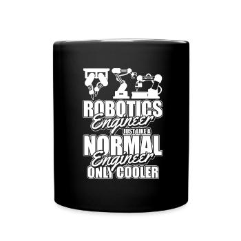 Robotique Ai Robot Drôle - Mug uni - noir - Devant