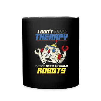 Robotique Ai robot - Mug uni - noir - Devant