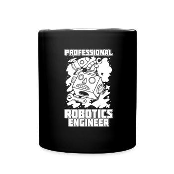 Robotik Ai Roboter Fachmann - Tasse einfarbig - Schwarz - Vorne