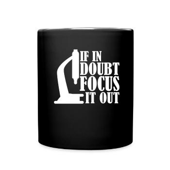 Biology Biologist Microscope - Full Colour Mug - black - Front