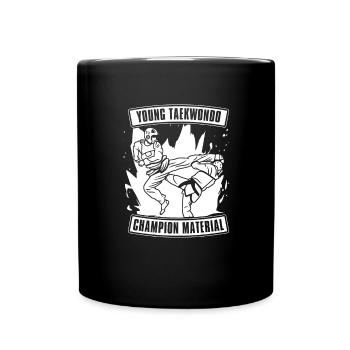 Taekwondo Vater Taekwondo Vater - Tasse einfarbig - Schwarz - Vorne