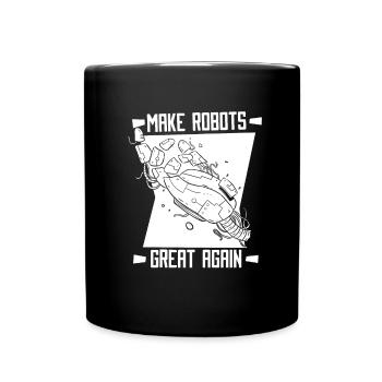Robotique Ai Robot Drôle - Mug uni - noir - Devant