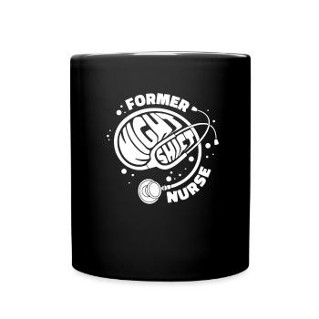 Nurse Stethoscope - Full Colour Mug - black - Front