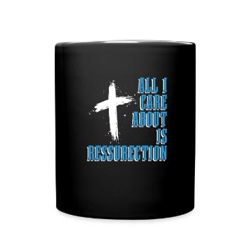 Christ Christentum Kreuzen - Tasse einfarbig - Schwarz - Vorne