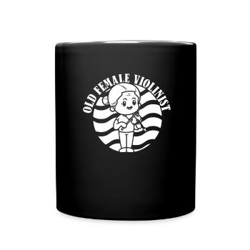 Violon Alto - Mug uni - noir - Devant