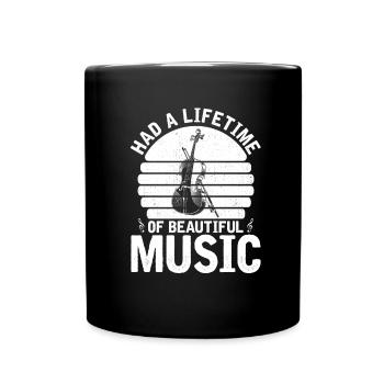 Violon Violon - Mug uni - noir - Devant