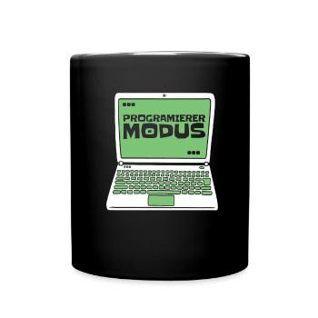 Développeur Coder Programmeur Ordinateur portable - Mug uni - noir - Devant