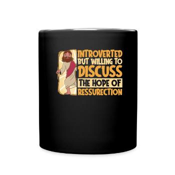 Christ Christentum - Tasse einfarbig - Schwarz - Vorne