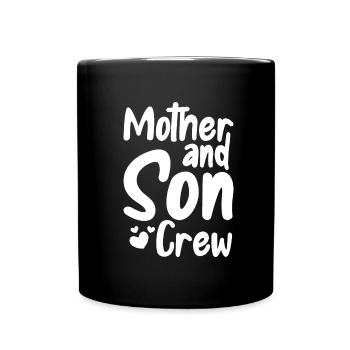 Maman Mère Fils - Mug uni - noir - Devant