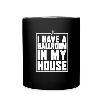 Maman Mère Danse de salon Mère - Mug uni - noir - Devant