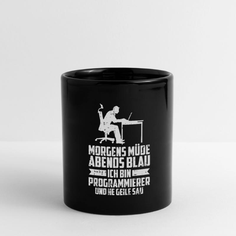 Entwickler Coder Programmierer Tasse einfarbig