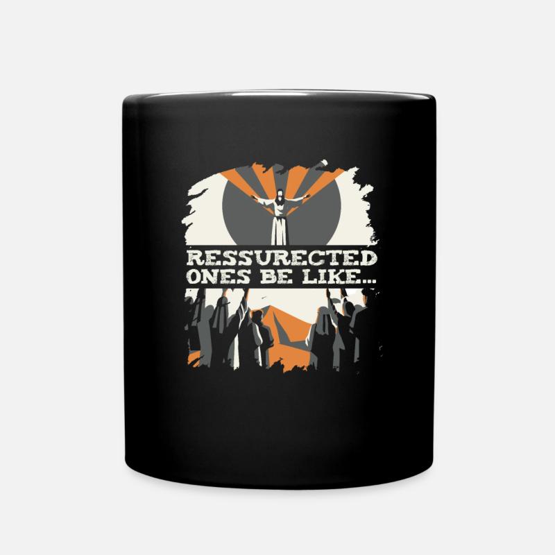Christ Christentum Auferstehung - Tasse einfarbig - Schwarz