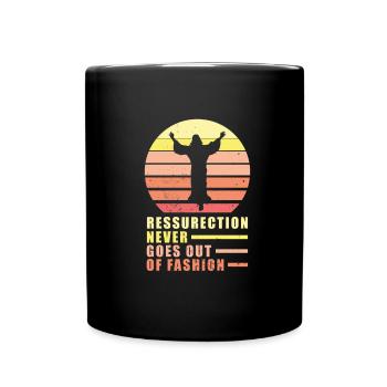 Christ Christentum - Tasse einfarbig - Schwarz - Vorne