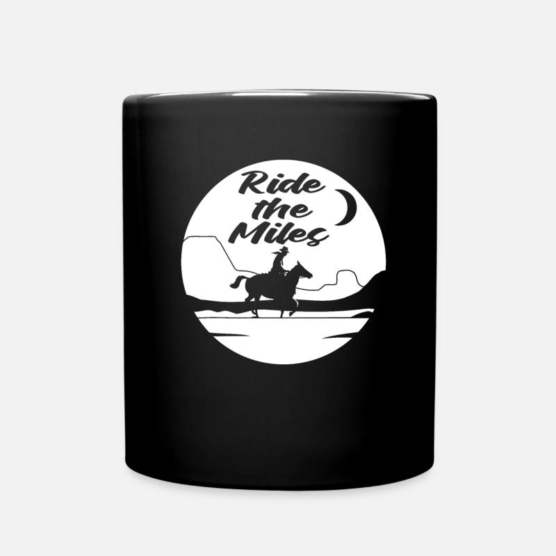 Cheval Sport équestre Cowboy Endurance Équitation - Mug uni - noir