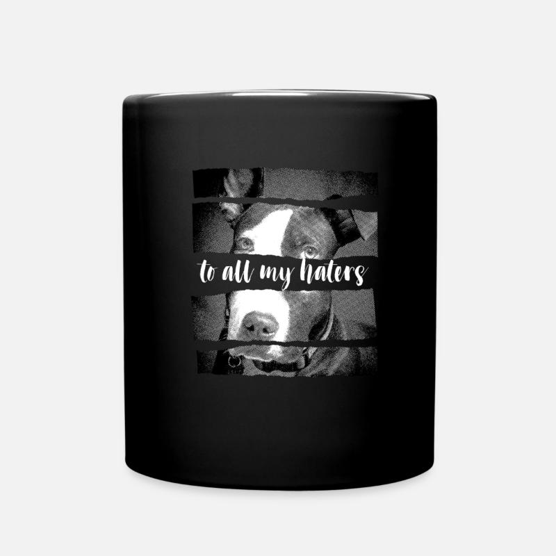 Pitbull - Tasse einfarbig - Schwarz