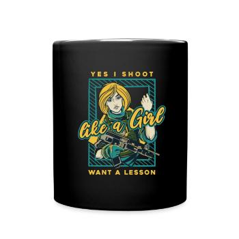 Club de tir - Mug uni - noir - Devant