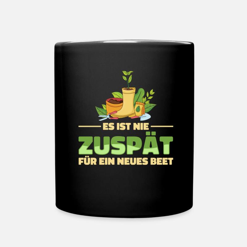 Hobbygärtner Garten Witzig - Tasse einfarbig - Schwarz