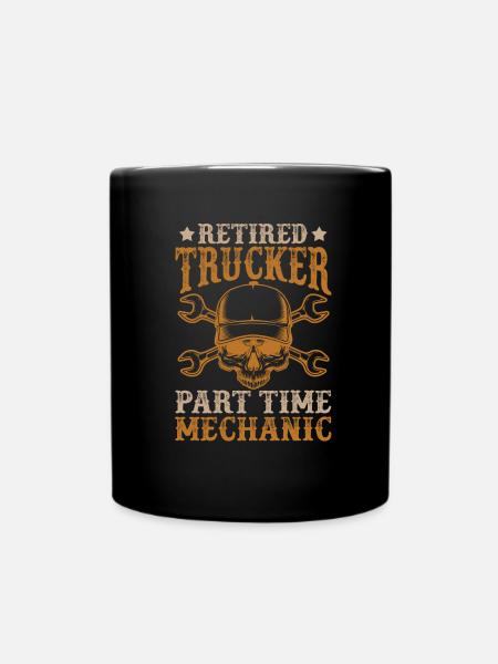 Chauffeur de camion Camionneur Chauffeur de camion à la retraite - Mug uni - noir