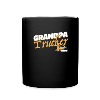 Chauffeur de camion Camionneur Chauffeur de camion Grand-père - Mug uni - noir - Devant