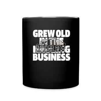 Chauffeur de camion Camionneur Conducteur de camion remorquage - Mug uni - noir - Devant