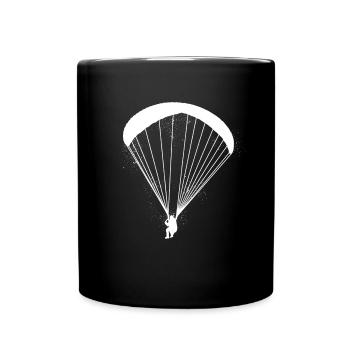 Paragleiter Paragleiten - Tasse einfarbig - Schwarz - Vorne
