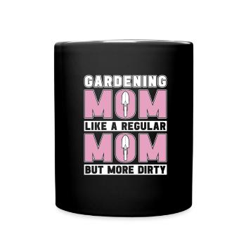 Hobby Jardinier Jardin Mère Jardinage Maman - Mug uni - noir - Devant