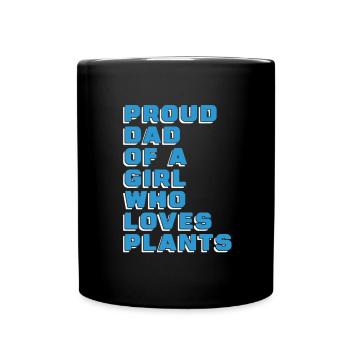 Hobbygärtner Garten Vater Gärtnerischer Vater - Tasse einfarbig - Schwarz - Vorne
