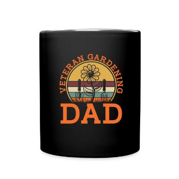 Hobbygärtner Garten Vater Gärtnerischer Vater - Tasse einfarbig - Schwarz - Vorne