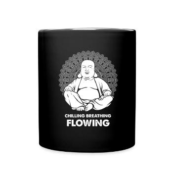 Bouddha bouddhiste drôle - Mug uni - noir - Devant