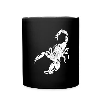 Symbole du cancer du signe du zodiaque - Mug uni - noir - Devant