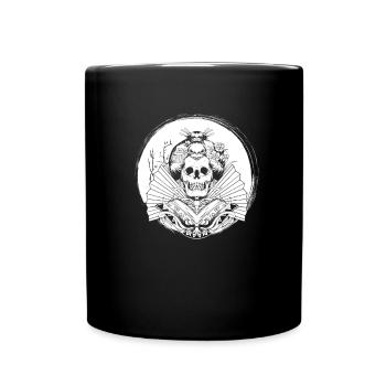 Geisha Skull - Full Colour Mug - black - Front