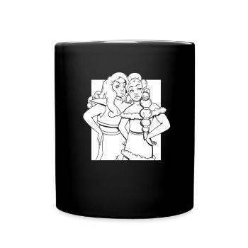 Drag Queen - Tasse einfarbig - Schwarz - Vorne
