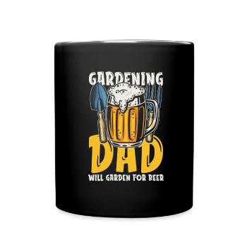 Hobby Gardener Garden Beer Gardening Père - Mug uni - noir - Devant