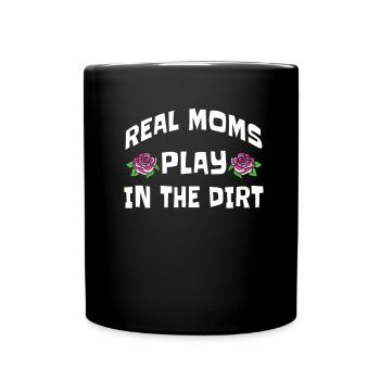 Hobbygärtner Garten Mutter Gärtnerische Mama - Tasse einfarbig - Schwarz - Vorne