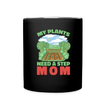 Hobby Jardinier Jardin Horticole Drôle Maman - Mug uni - noir - Devant
