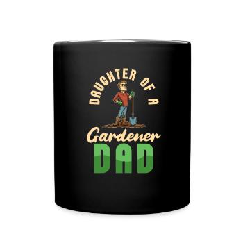 Hobbygärtner Garten Vater Gärtnerischer Vater - Tasse einfarbig - Schwarz - Vorne