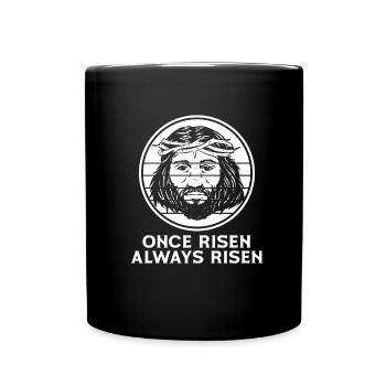 Christ Christianity - Full Colour Mug - black - Front
