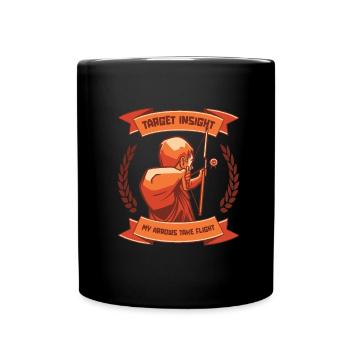 Tir à l’arc Archer de tir à l’arc - Mug uni - noir - Devant