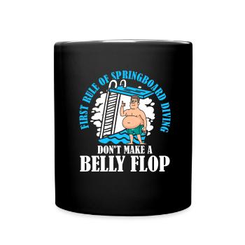 Plongée plongeuse drôle - Mug uni - noir - Devant