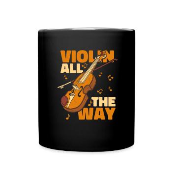 Violin Violin Funny - Full Colour Mug - black - Front