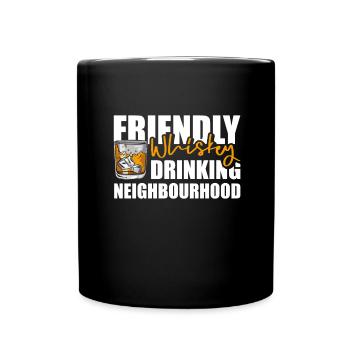 Whisky Whiskey Lustig - Tasse einfarbig - Schwarz - Vorne